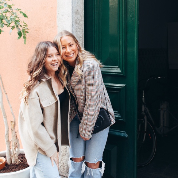 We the Free Free People Checkered Blazer !!! - Picture 3 of 4